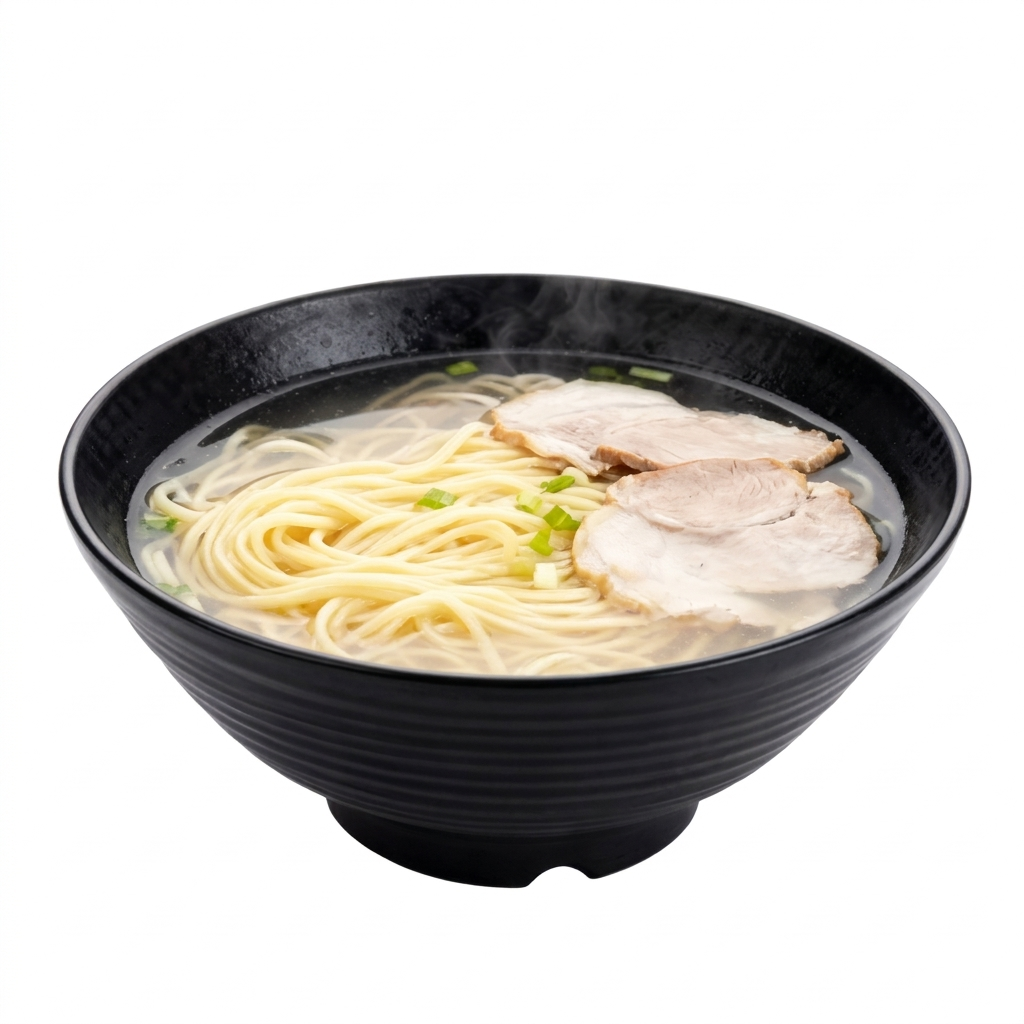 Large Deep Ramen Bowl Matte Black | Japanese Noodle Soup Bowl | Ribbed Texture | Restaurant Style