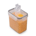 5 Piece Airtight Food Storage Containers Set | Clip Lock Lids | BPA Free | Pantry Organizer for Cereal, Pasta, Grains & Snacks